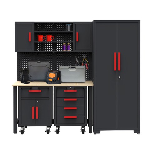 Garage storage cabinet system - cabinet,